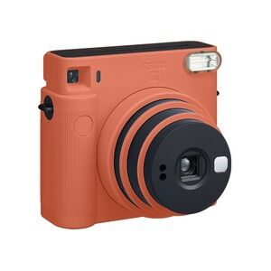 Instax SQ1 Camera in Vibrant Orange and Sleek Black